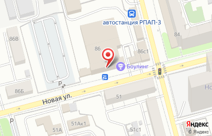Боулинг в Рязани на карте
