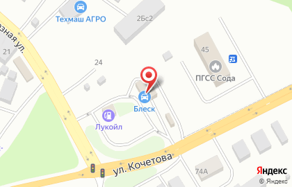 Автомойка в Уфе на карте