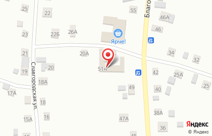 Автомагазин Скорпион на Благовещенской улице на карте