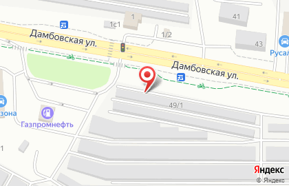 МОСТ на Дамбовской улице на карте