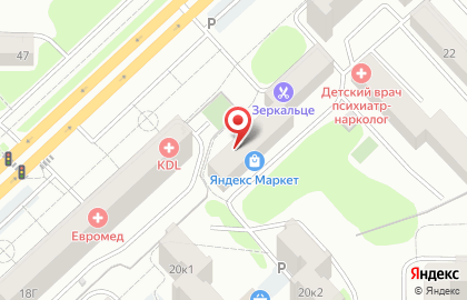 Фирменная розничная сеть магазинов Тюкалиночка на Космическом проспекте на карте