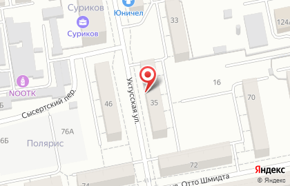 Продуктовый магазин Ангелина на Уктусской улице на карте