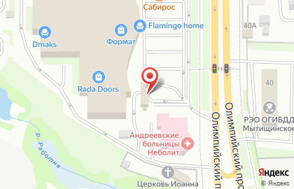 Автомойка самообслуживания BKF Service на Олимпийском проспекте на карте