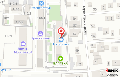 Салон красоты Притяжение на Московской улице на карте