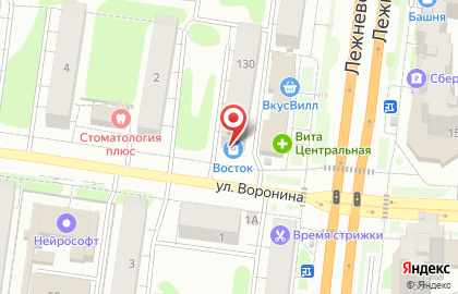 Торгово-сервисный центр Восток-Техника на Лежневской улице на карте