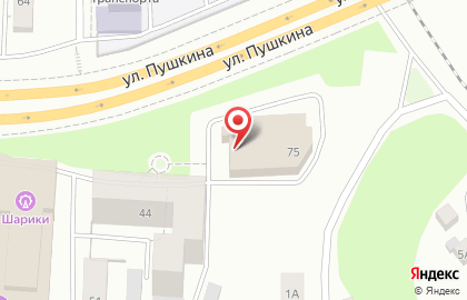 Автосалон Премьер на улице Пушкина на карте