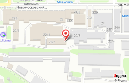 Производственно-торговая компания Эволюция дизайна на улице Маяковского на карте