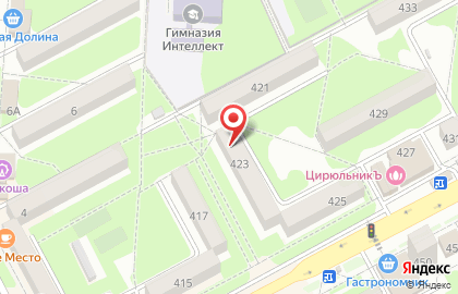 Стоматологический кабинет на Октябрьской улице на карте