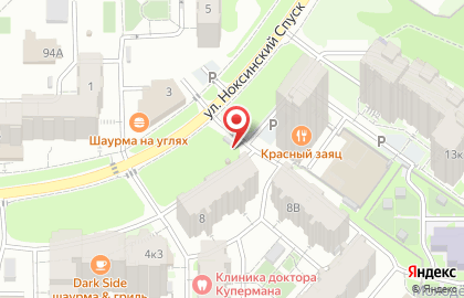 Киоск по продаже питьевой воды Ключ к здоровью на улице Ноксинский Спуск на карте