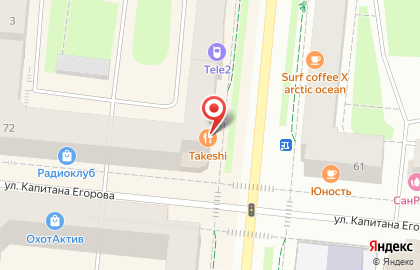 Ресторан Takeshi на карте