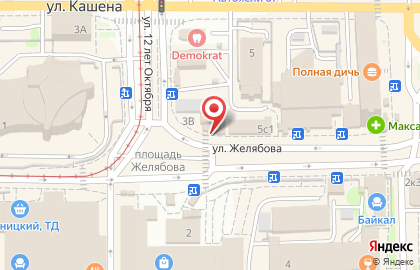 Магазин Бабушкины семена на улице Кашена на карте