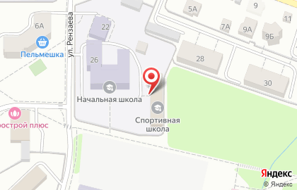Спортивная школа Пионерского городского округа в Калининграде на карте