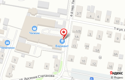 Магазин бензоэлектроинструмента Вариант в Твери на карте