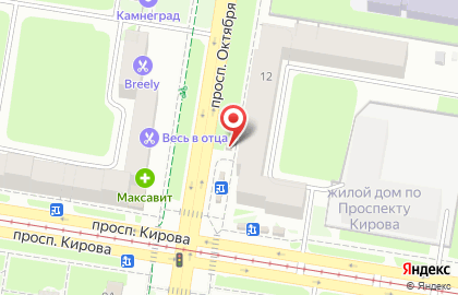 Киоск по продаже фруктов и овощей на Кировской на карте