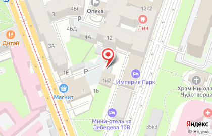 Царь Пышка на улице Академика Лебедева на карте