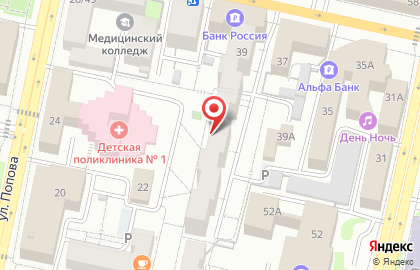 Продуктовый магазин на проспекте Славы на карте