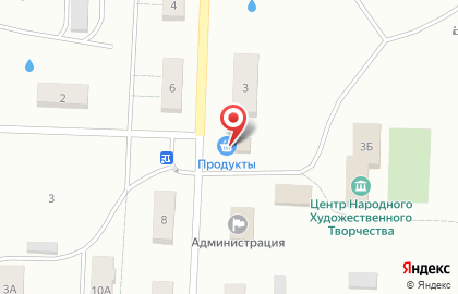 Центральный продовольственный магазин на карте