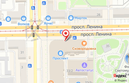 Ломбарды ЮС-585 на проспекте Ленина, 33 к 1 на карте