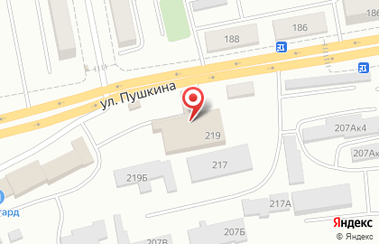 Производственная компания Отличные окна на улице Пушкина на карте