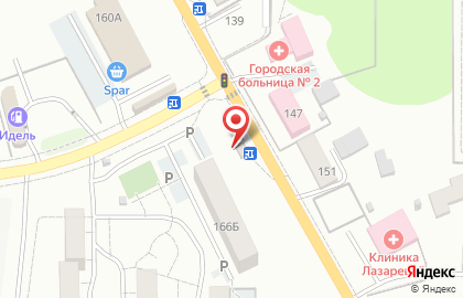 Продуктовый магазин в Калининграде на карте