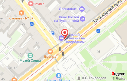 Массмидия на карте