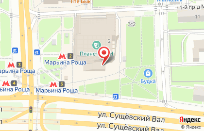 Магазин воздушных шаров Братец Кролик на Шереметьевской улице на карте
