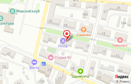 Мужская парикмахерская Firma на Ленинской улице на карте