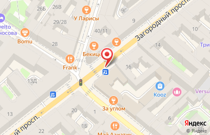 Бистро Street Food Market на Загородном проспекте на карте