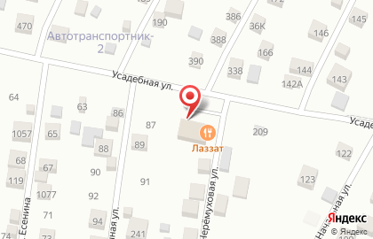 Продуктовый магазин Черемушки на Усадебной улице на карте