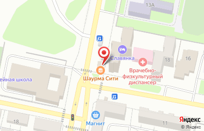 Магазин овощей и фруктов на проспекте Славы на карте