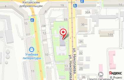 Частный детский сад Солнечный Круг на улице Николаева на карте