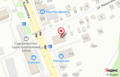 Супермаркет Полушка ВкусМаркет в Ленинском районе на карте