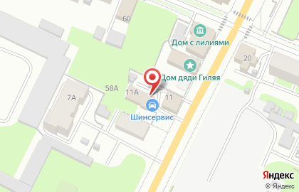 Шинный центр Дискор на карте