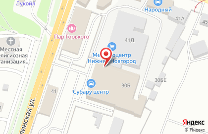 Заречное АТП в Московском районе на карте