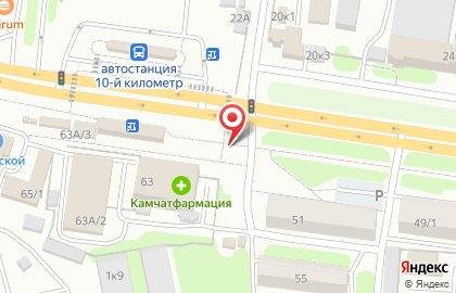 Киоск овощей и фруктов Фруктовый рай на карте