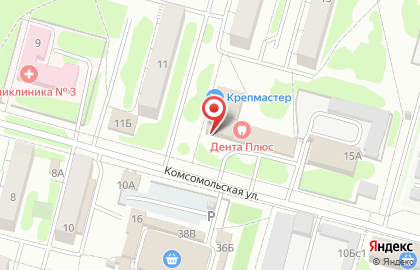 Магазин Кондитерский рай на Комсомольской на карте