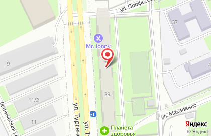 Карамель на улице Тургенева на карте