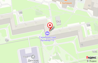 Киоск по ремонту обуви, Приморский район на Серебристом бульваре на карте