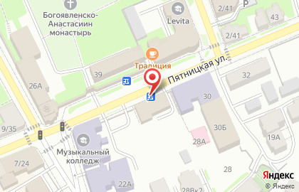 Магазин свежей выпечки на Пятницкой улице на карте