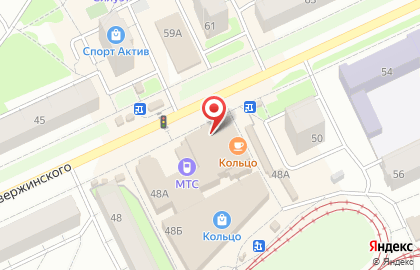 Центр микрофинансирования Финанс Сервис на улице Дзержинского на карте