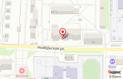Дежавю на улице Ноябрьской на карте