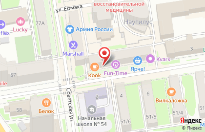 Кафе-кондитерская Kook на Красном проспекте на карте