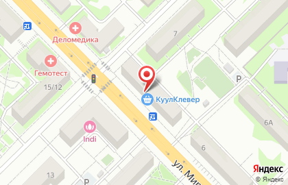 Продуктовый магазин КуулКлевер на улице Мира в Мытищах на карте