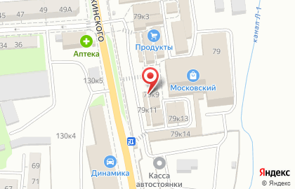 Магазин по продаже хлебобулочных и кондитерских изделий Еврохлеб на улице Дзержинского на карте