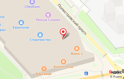Банкомат ББР Банк на Полюстровском проспекте на карте