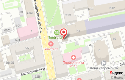 Адвокатский кабинет Шапошникова Д.А. в Выборгском районе на карте