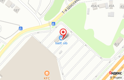 Автомойка самообслуживания Iself.sib на Площади Гарина-Михайловского на карте
