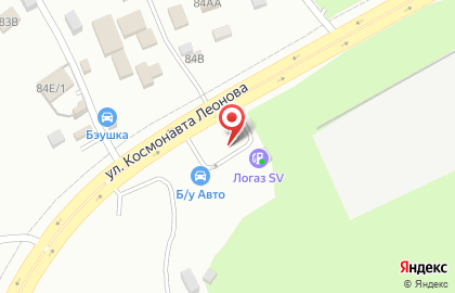АГЗС на Леонова на улице Космонавта Леонова на карте