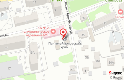 Церковь Пантелеимона Целителя на улице Столярова на карте