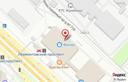 СЦ"Рестарт" на Лермонтовском проспекте на карте